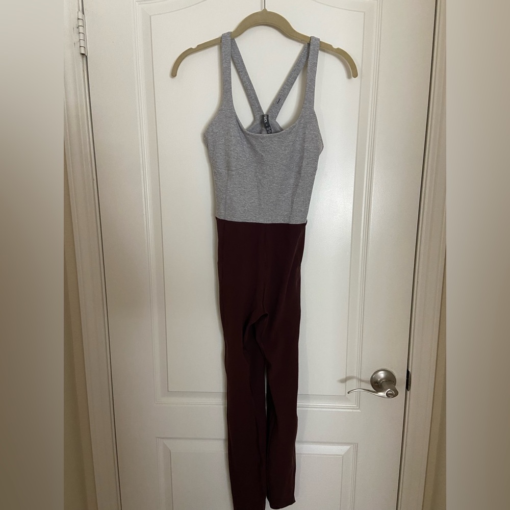 Vuori Colorblock Corset Jumpsuit. Small tear in strap. Size small.